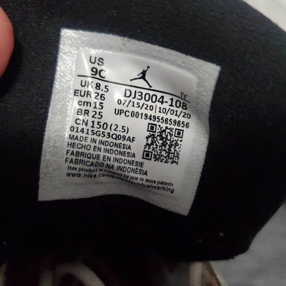 Nike Air Jordan 13 Retro ‘Starfish' DJ3005-108 Toddler Size 9c White/Orange - Picture 7 of 7
